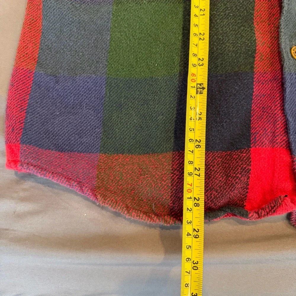 Vintage Big Mac Flannel Shirt Mens XLT Plaid Button Up‎ Jc Penney 70s 80s